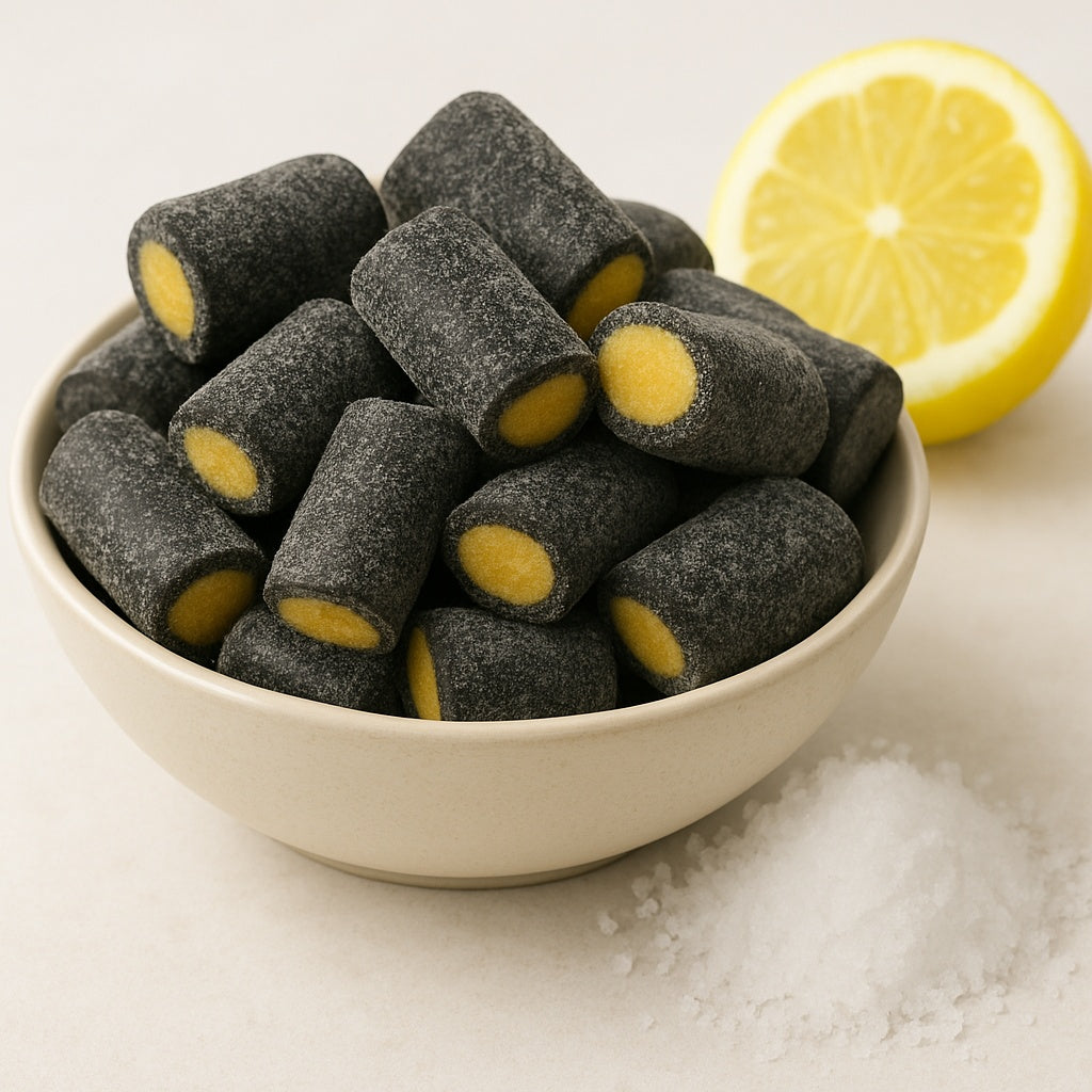 Zitrone Salmiak Stücke