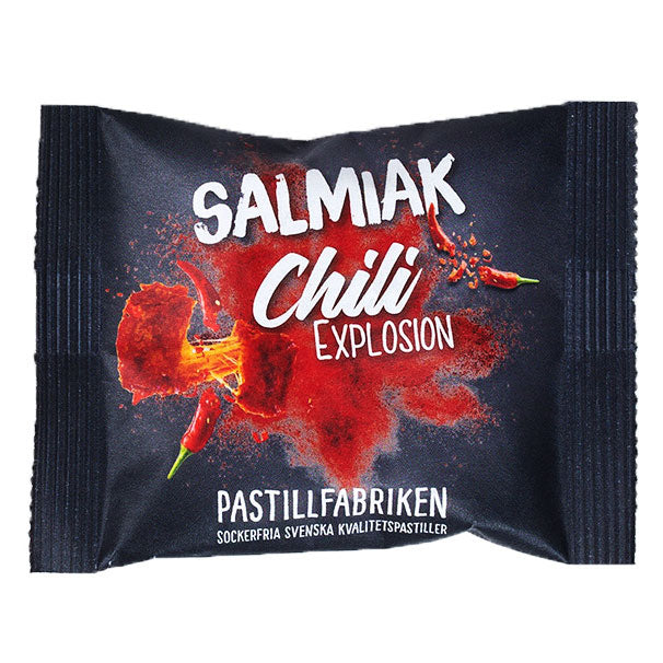 Pastillfabriken Salmiak-Chili (Vegan, Glutenfrei, Zuckerfrei)