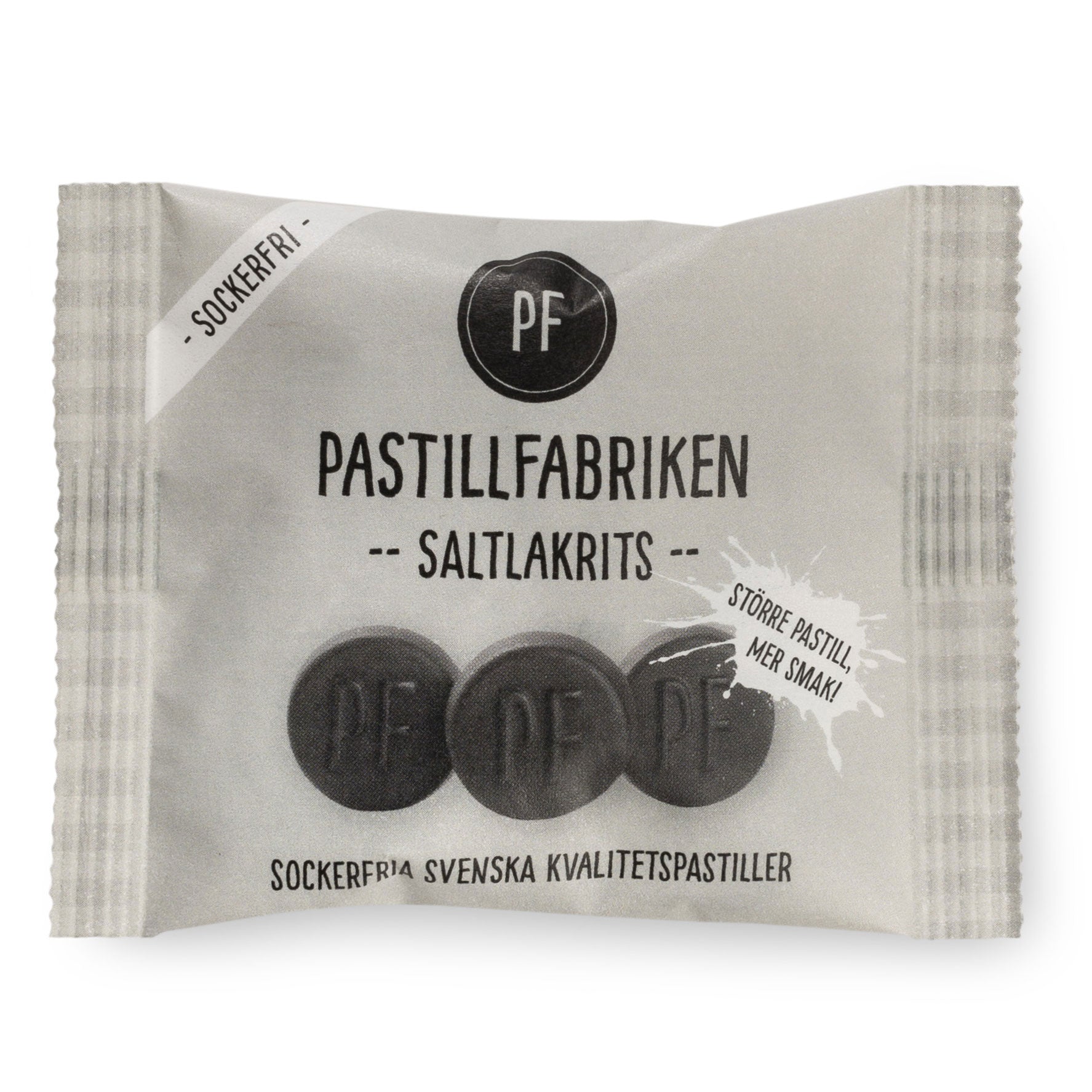 Pastillfabriken Saltlakrits (Vegan, Glutenfrei, Zuckerfrei)