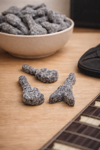Skandinavische Lakritz – Chili-Salz Gitarren einzeln – Sweet & Salty 