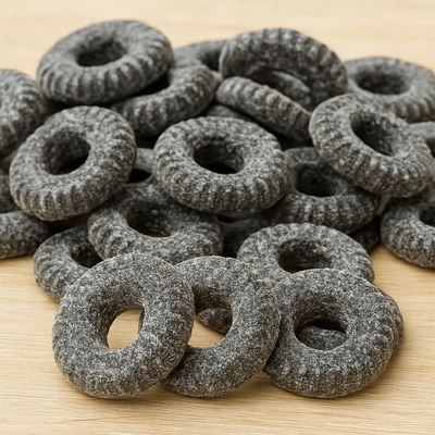 Skandinavische Lakritz – Salzige Räder – Sweet & Salty 